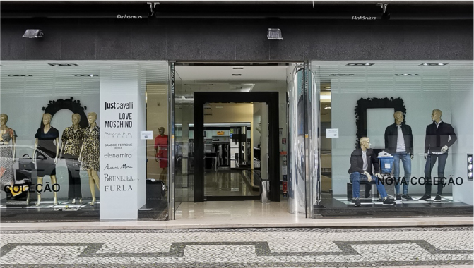 Interior da loja Antóniu's em Leiria